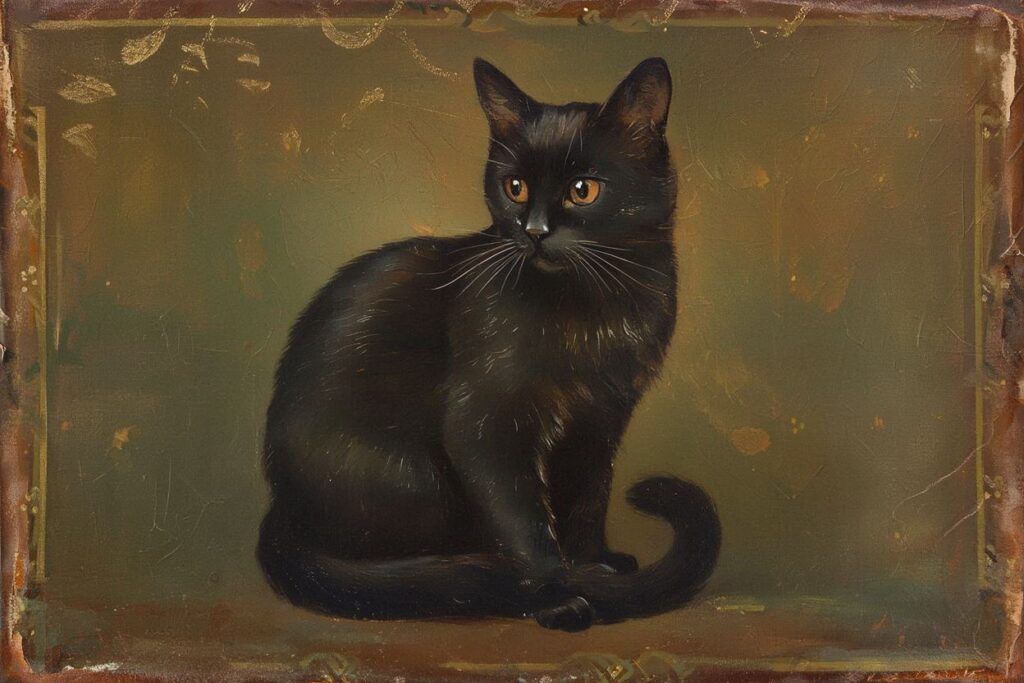 Witch’s Familiar – Medieval Woodcut